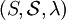 (S,\mathcal{S},\lambda)