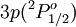 3p(^2P^o_{1/2})