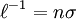 \ell^{-1} = n \sigma