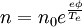 n = n_0e^{\frac{e\phi}{T_e}}