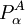 P^{A}_\alpha